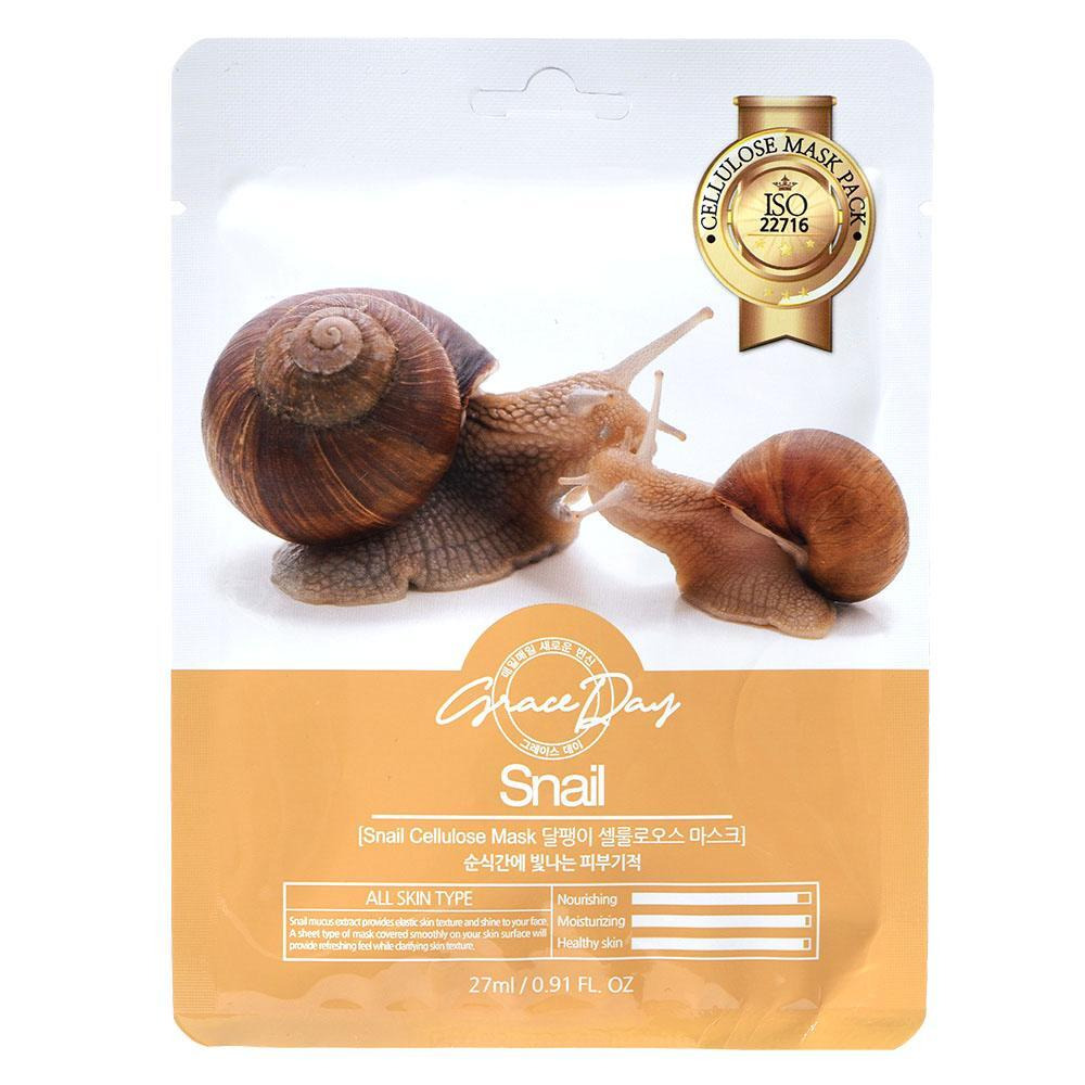 Grace day traditional oriental mask sheet SNAIL 1 Sheet (27g) - 1