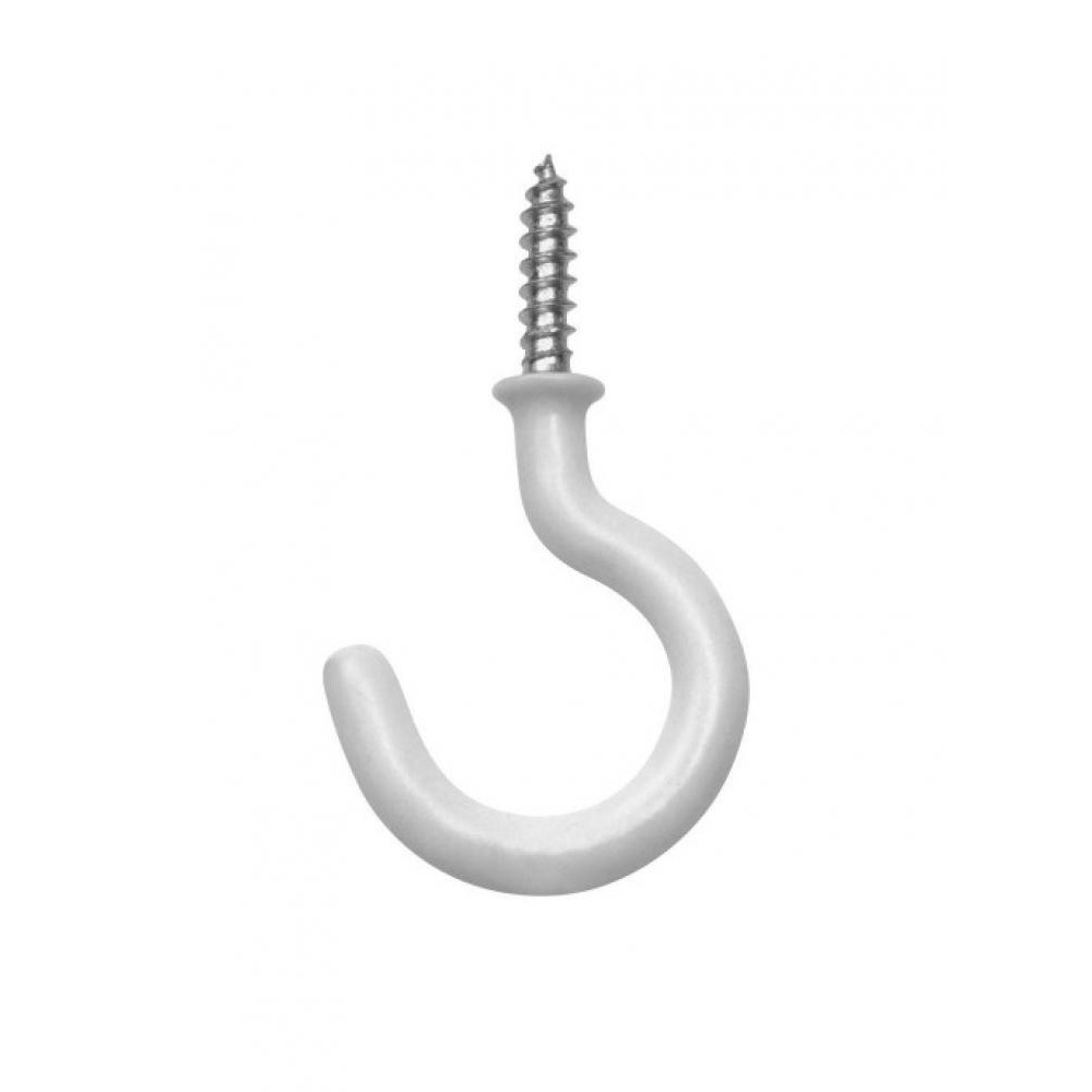 Ook 4 Pieces 78" White Cup Hook - 1