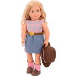 Our Generation Lea Rose Cowgirl Doll with Skirt - 2 miniature