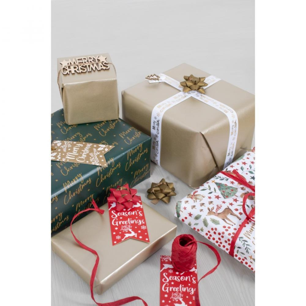 عبوة تغليف Rsw بطول 8 أمتار غزال ذهبي + رافية 4 أمتار و8 بطاقات - 3