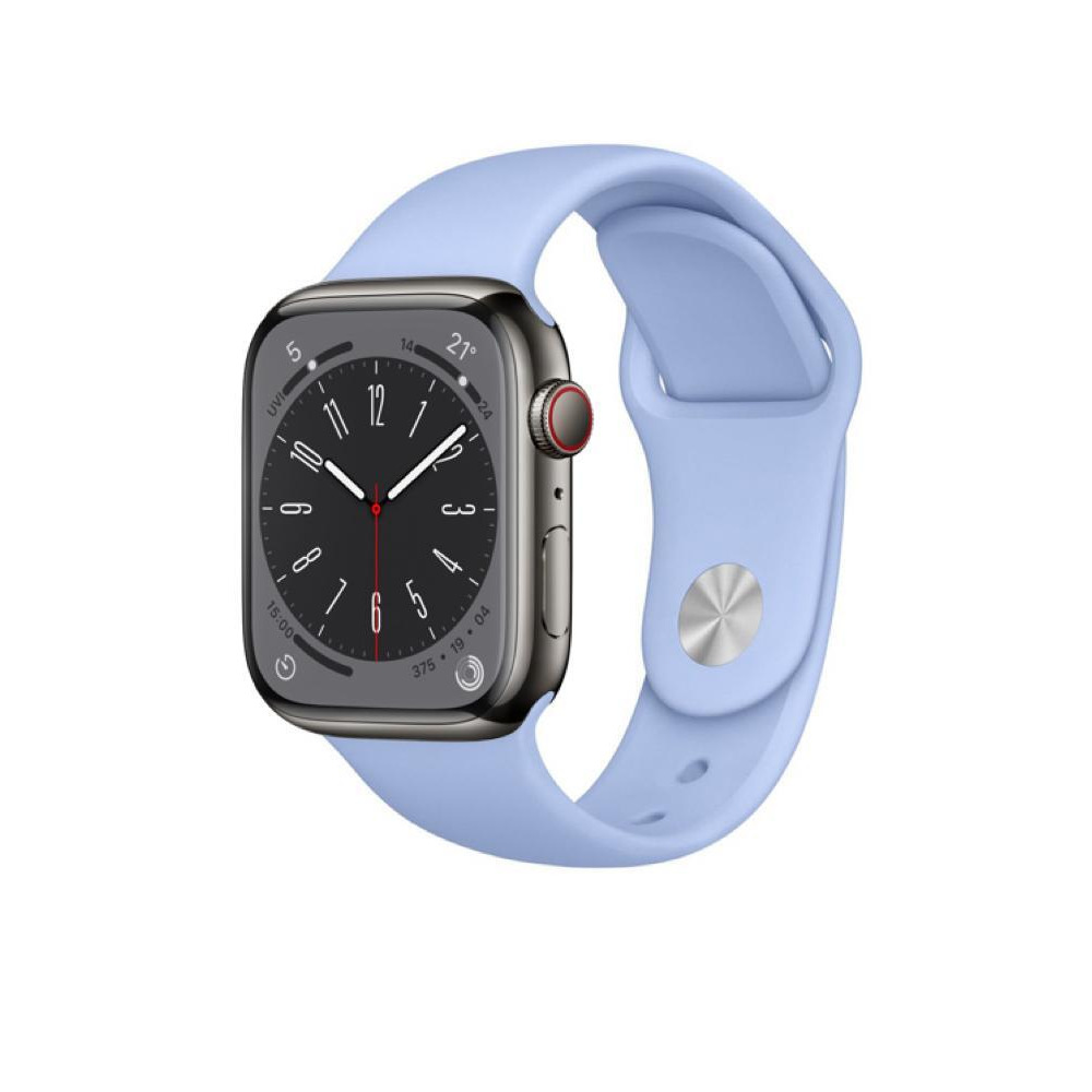 Perfii Solid Silicone Replacement Band for Apple Watch 49, 45, 44, 42 mm Series Ultra 8/7/6/5/4 SE - 2
