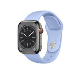 Perfii Solid Silicone Replacement Band for Apple Watch 49, 45, 44, 42 mm Series Ultra 8/7/6/5/4 SE - 2 miniature