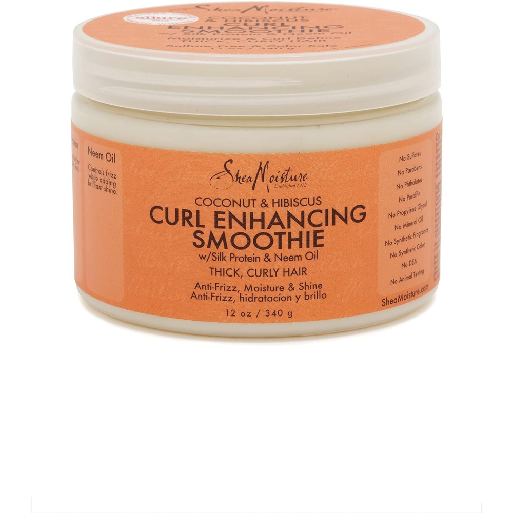 Smoothie Shea Moisture, Coconut and Hibiscus, Curl Enhancing, 340 g - 1
