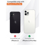 كفر آيفون 12 برو ماكس، متوافق مع ماج سيف، حماية عسكرية، مقاوم للاصفرار، (6.7 بوصة)، شعار دبي - 8 miniature