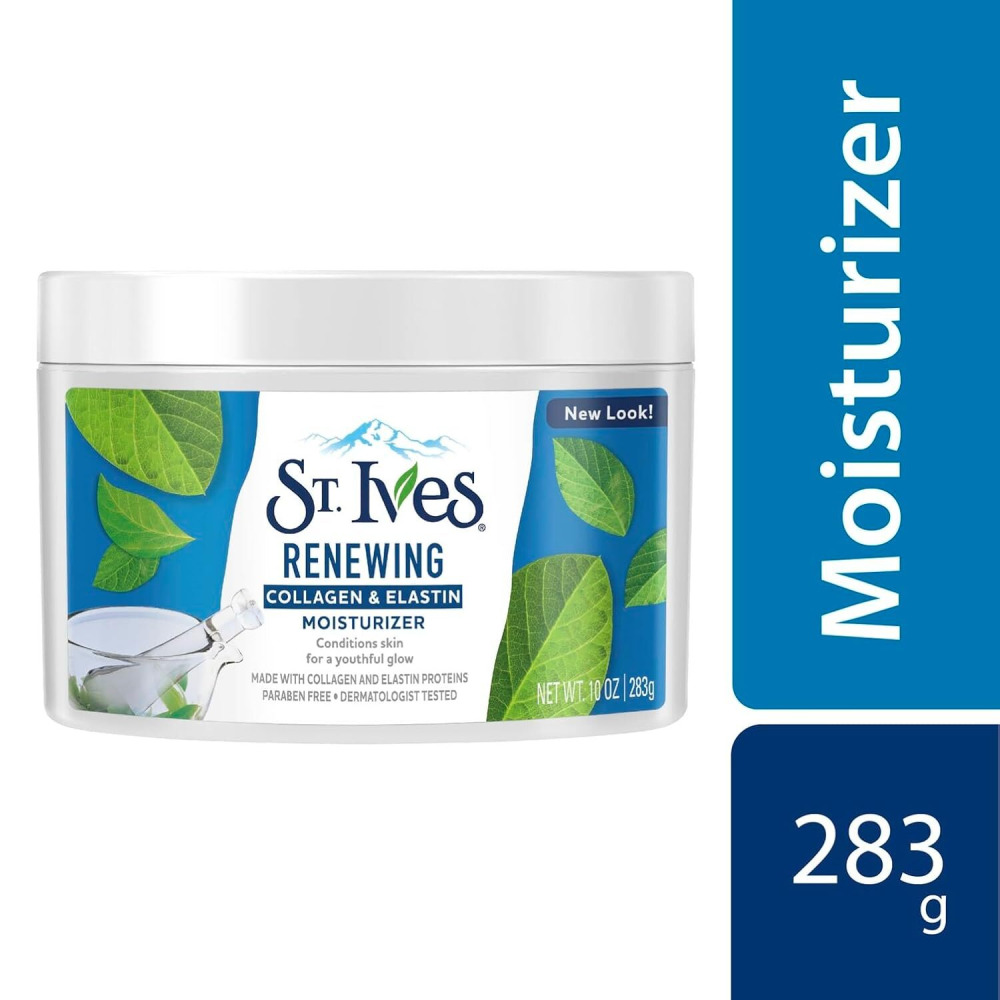 St. Ives Renewing Skin Collagen Elastin Facial Moisturizer, 283 g, Pack of 2 - 2