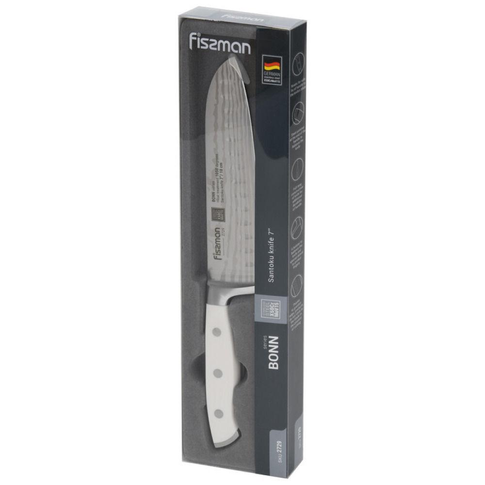 Fissman 7'' Santoku Knife Bonn Stainless Steel - 7