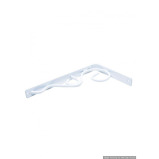 Knape & Vogt Iron Daisy Style Brackets White 8 Inch - 2 miniature