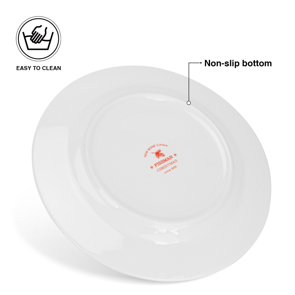 Fissman, Plate Christmas, 19.5cm, New Bone China - 2