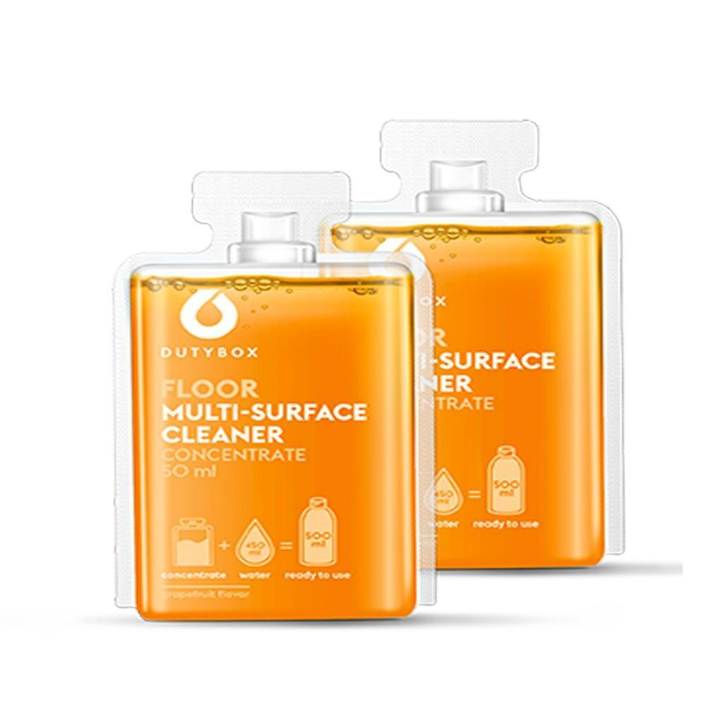 منظف مركز من سلسلة الأرضيات من ديوتي بوكس، 2 كبسولة قابلة لإعادة التعبئة، الجريب فروت - 1