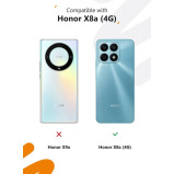 Soft Silicone Case Designed for Honor X8A (4G) [Drop Protection], Shockproof Protective Phone Case for Honor X8A (4G) with Golden streaks Pattern - 6 miniature