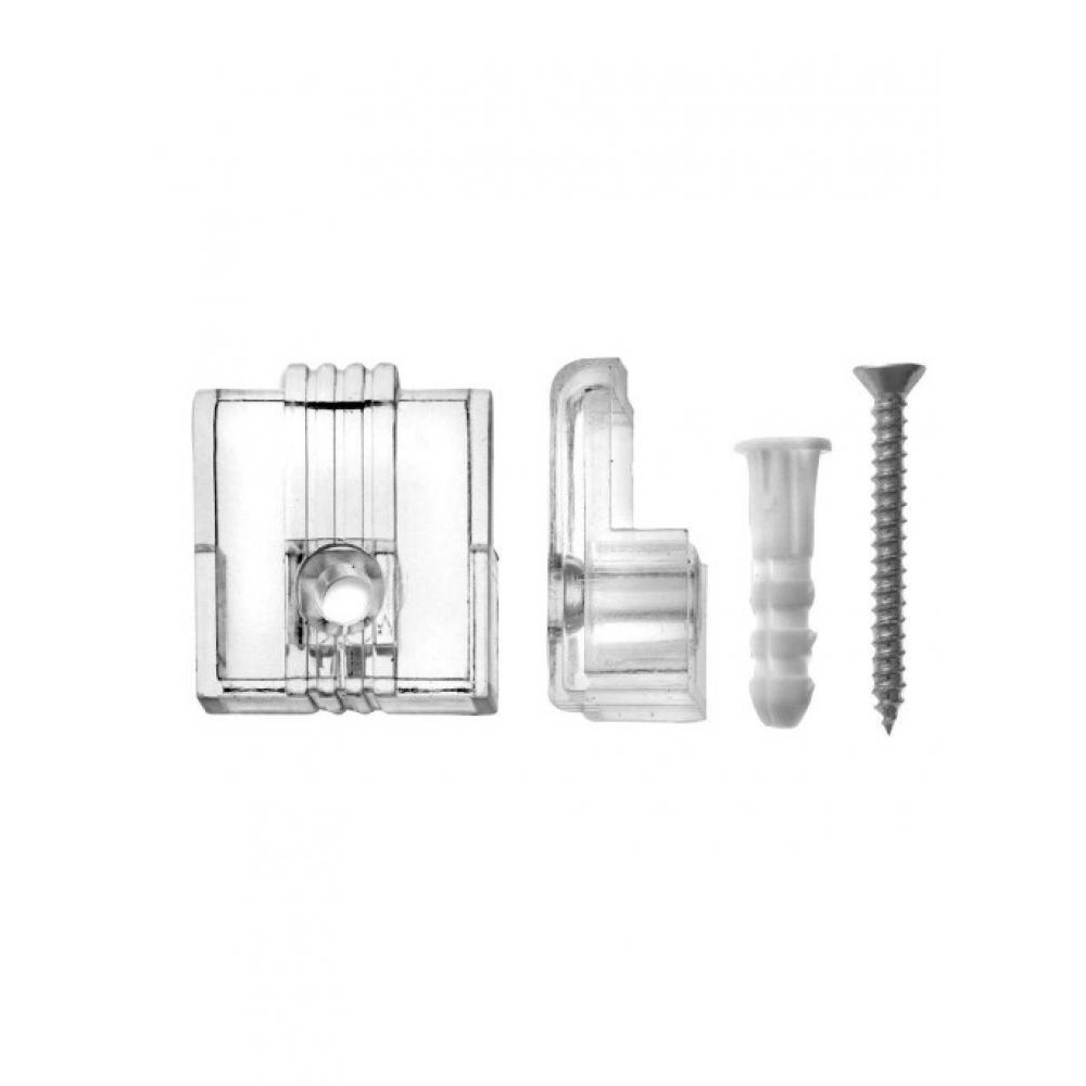 حامل مرآة شفاف 4 قطع مقاس 14 بوصة من Ook - 1