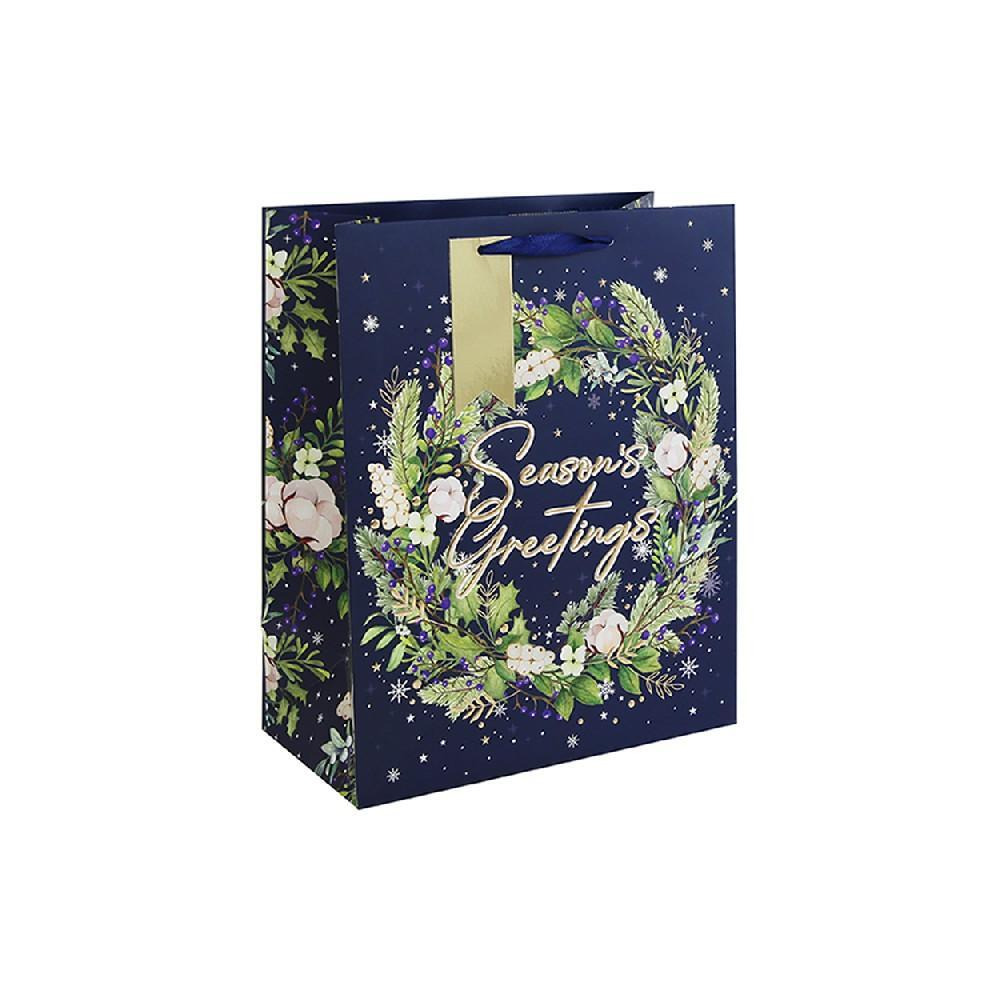 حقيبة هدايا تقليدية كبيرة من Eurowrap بلمسة نهائية من الفويل المنقوش 32694-2C - 1