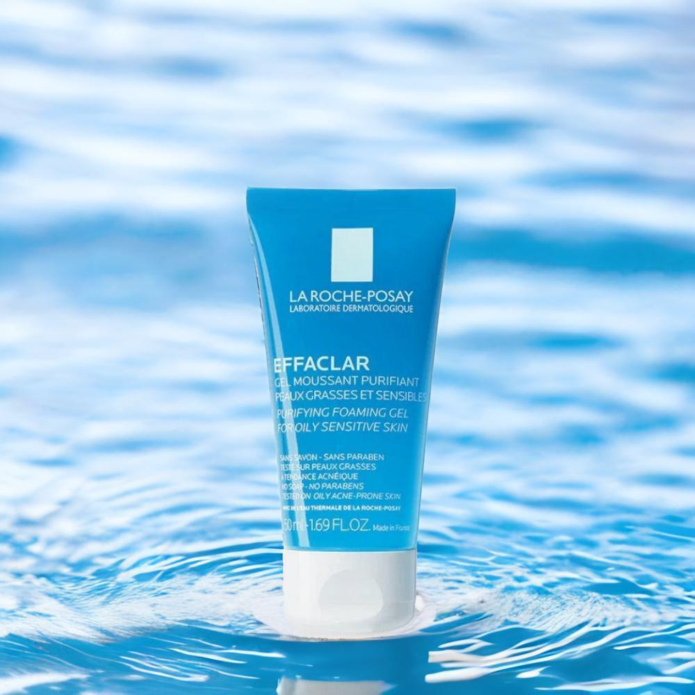 La Roche-Posay / Purifying foaming gel, Effaclar, For oily sensitive skin, 50 ml - 1