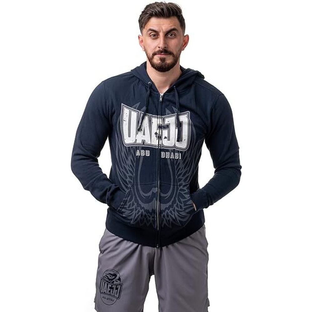 UAEJJ Jiu-Jitsu Falcon Wing Hoodie for Men - XXL - 1