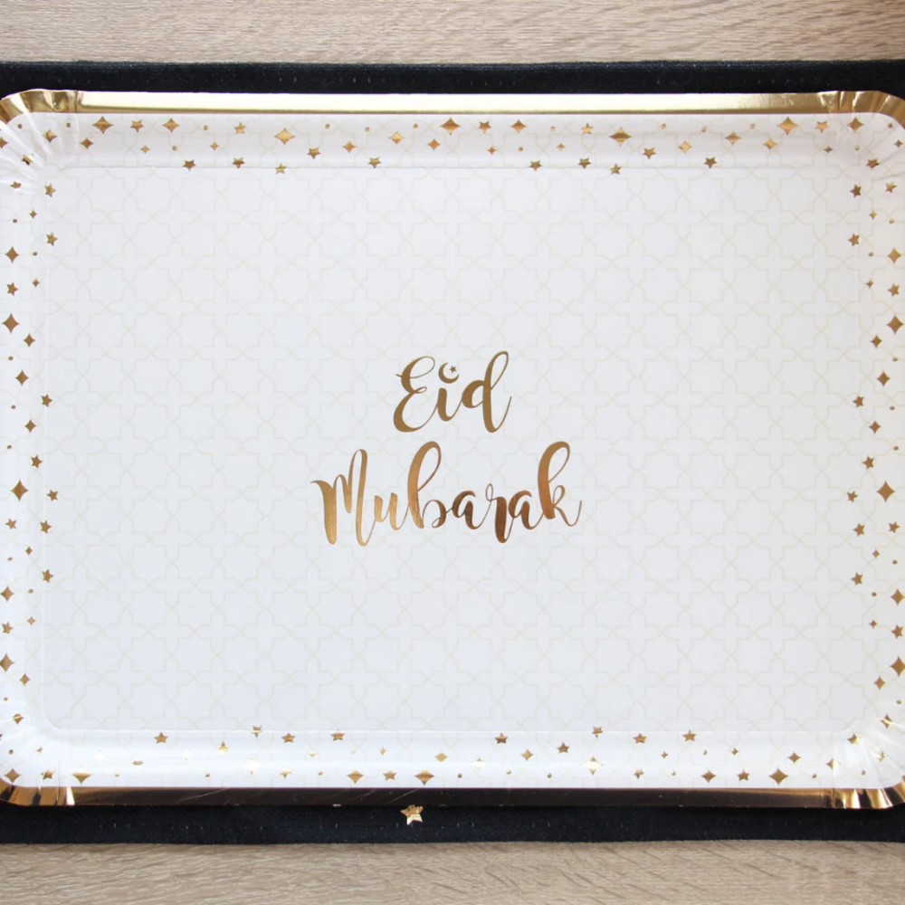 Eid Mubarak Serving Trays (3pk), for Occassions like Ramadan - 3