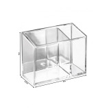 Косметичка inter Design Affixx Clarity, Прозрачная Полированная - 2 miniature