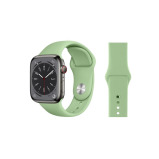 Perfii Solid Silicone Replacement Band for Apple Watch 49, 45, 44, 42 mm Series Ultra 8/7/6/5/4 SE - 1 miniature