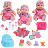8"\/20CM SOFT BODY BEAN BAG BABY DOLL. - 1 miniature