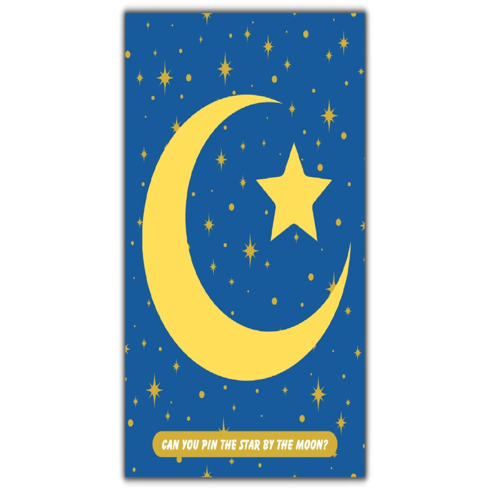 Pin the Poster Game - Star, for Occassions like Ramadan - 1