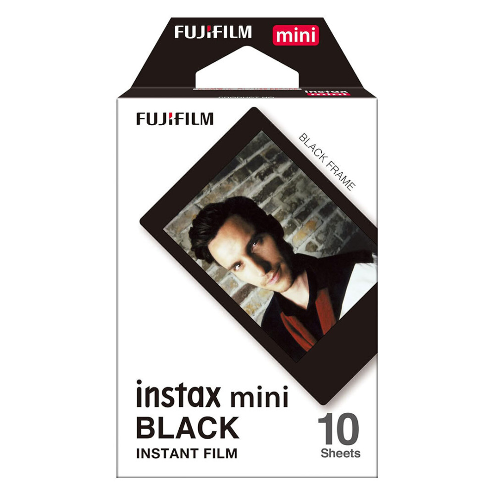 Fujifilm Instax Mini Black Film - 10 Sheets - 1