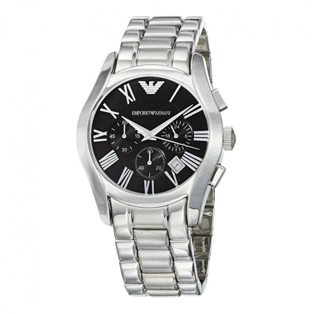 Emporio Armani Mens Quartz Watch, Analog Display and Stainless Steel Strap AR0673 - 1
