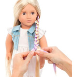 Our Generation BD31055 Phoebe Fashion Doll, Various - 3 miniature
