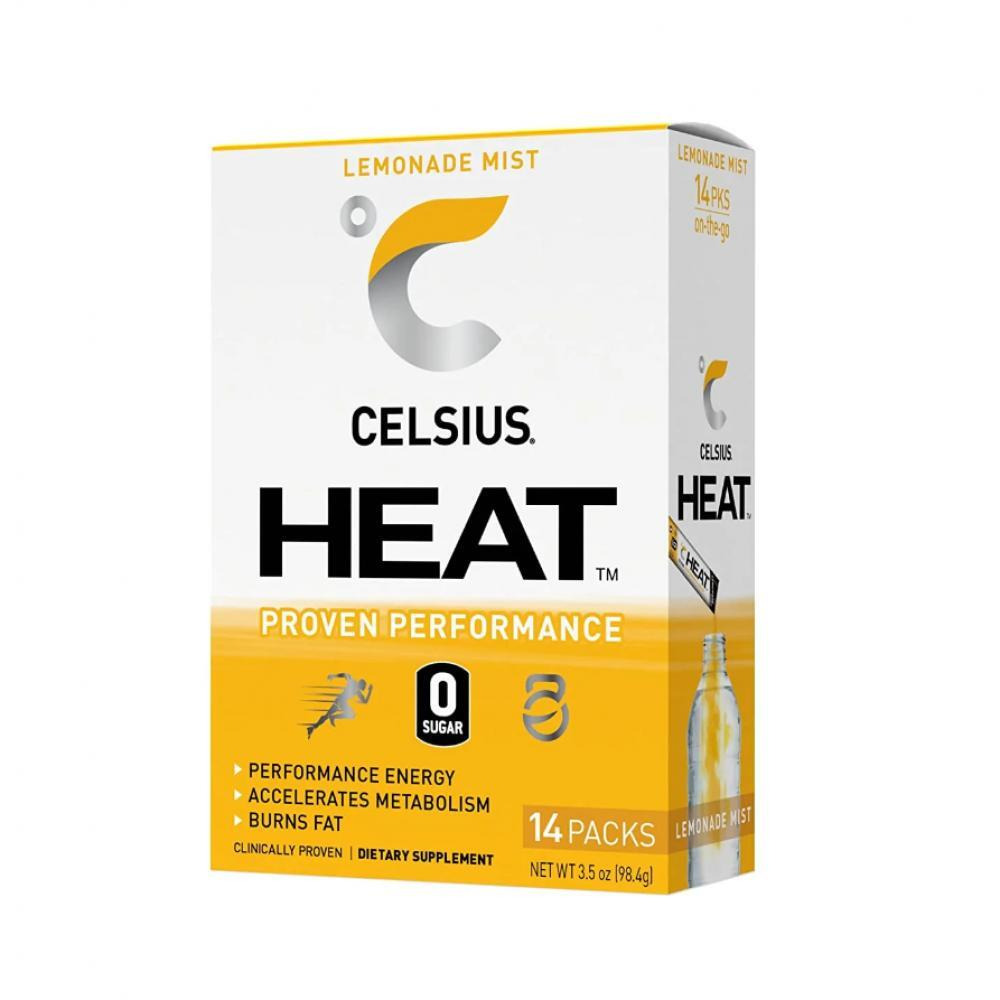 عبوات بودرة رذاذ عصير الليمون من سيلسيوس أثناء التنقل، خالية من السكر (14 قطعة في كل عبوة) - 1