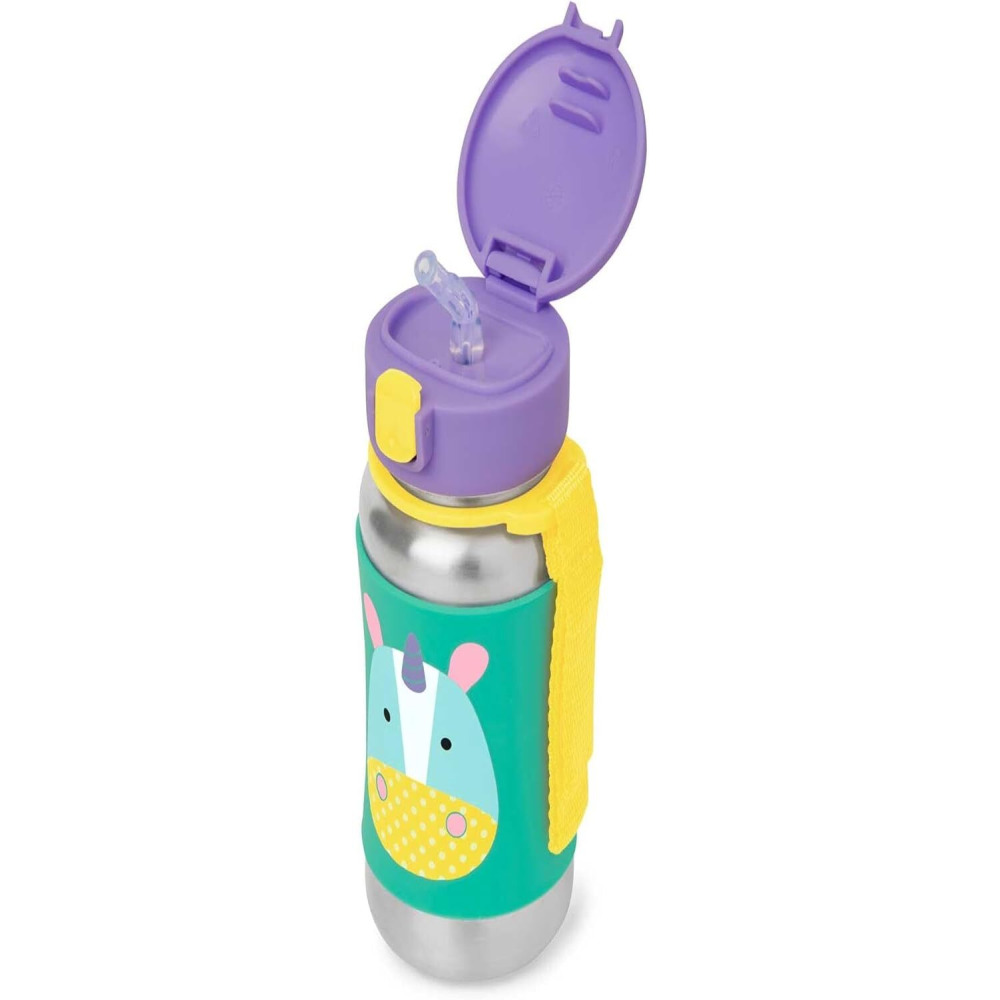 Соломенная Бутылка Skip Hop Zoo Из Нержавеющей СТАЛИ - Единорог - 2
