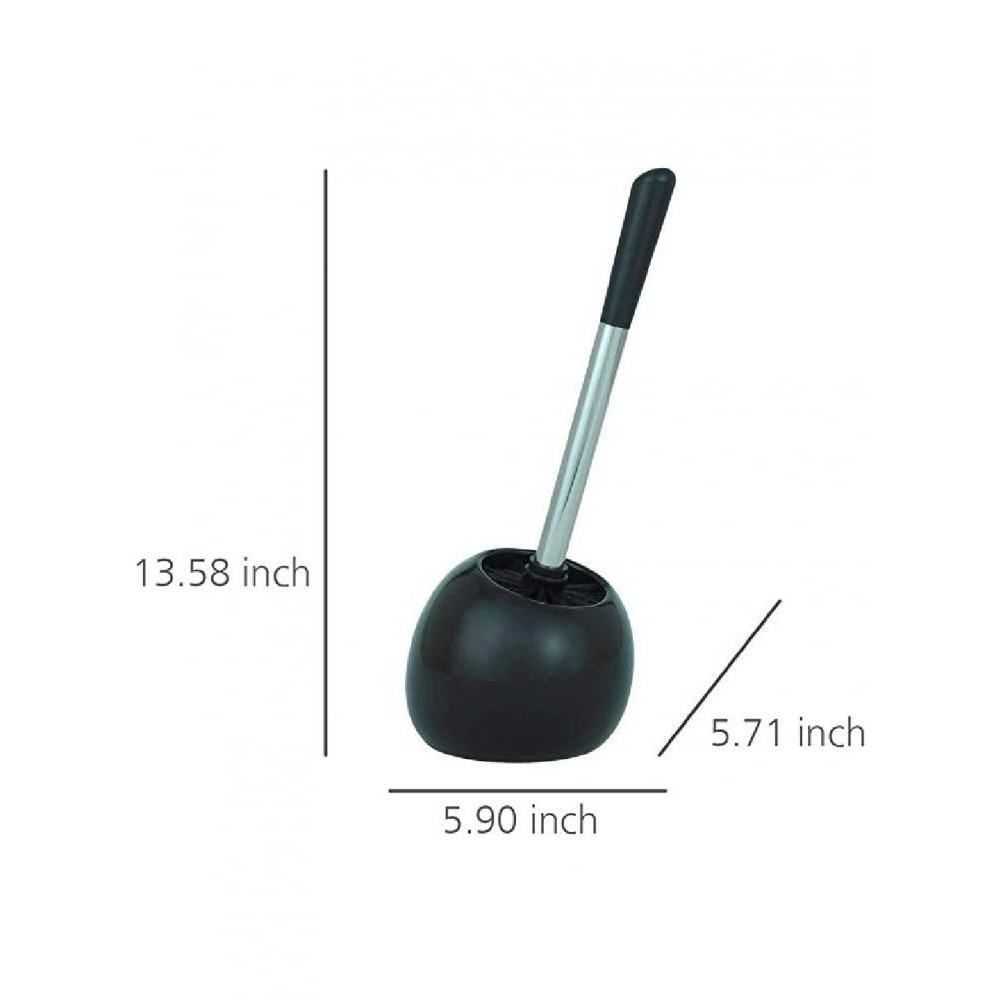Wenko Ceramic Toilet Brush Polaris Black - 3