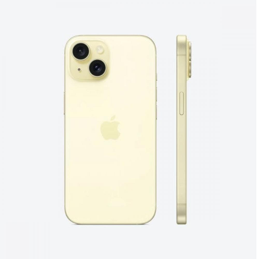 Apple iphone 15, 128 ГБ, ЖЕЛТЫЙ, esim - 2