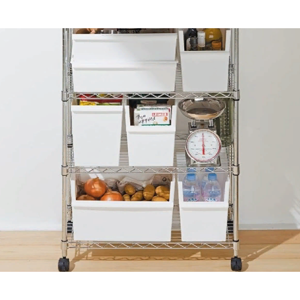 Контейнер Для Хранения Like It Широкий, Темно-Белый - 4