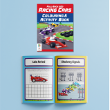 مجموعة سيارات السباق HINKLER Pull Back & Go Kit - 3 miniature