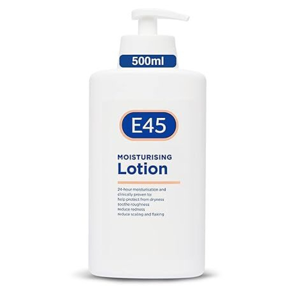 E45, Moisturising body lotion, For dry skin, Dermatological, 500 ml - 1