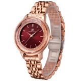 Kenneth Scott Women's Red Dial Analog Watch - K22532-RBKR - 2 miniature