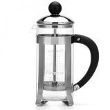 Fissman French Press Coffee Maker Borosilicate Glass FREDDO Series Silver/Clear 350ml - 1 miniature