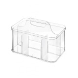 Interdesign Crisp Cutlery Tote Clear - 2 miniature