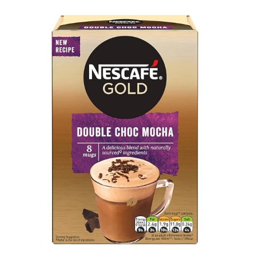 Nescafé Gold Double Choc Mocha 8x20.9g - 167.2g - 1