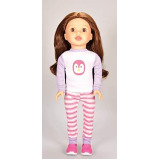 Lotus Soft Bodied Girl Doll Serena Sleepover Set, Multi-Colour, 15”/38cm, Lt15025 - 2 miniature