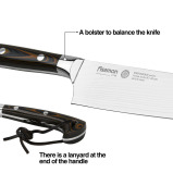 Fissman 8'' Pchak Knife PADISHAH Kitchen Chef Knife (AUS-8 steel) - 3 miniature
