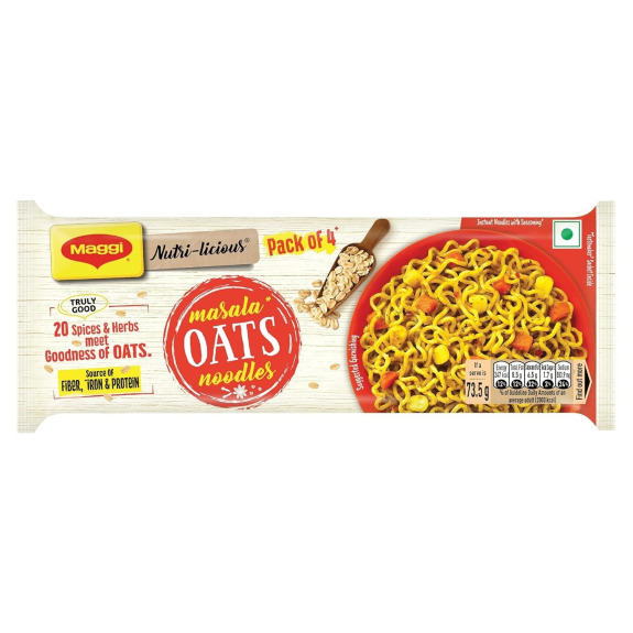 Maggi Masala Oats Noodles 4 pack 294 gm