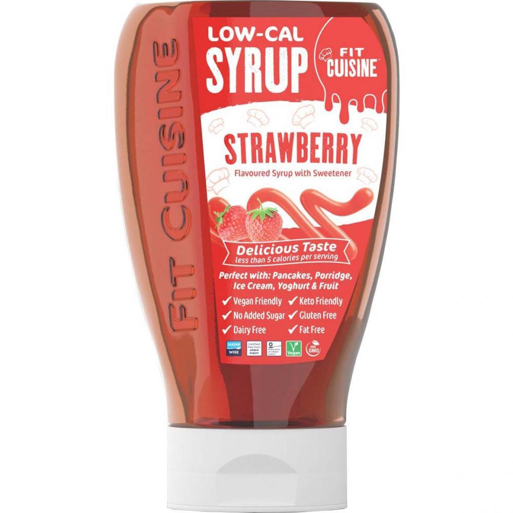 Applied Nutrition Low Cal Syrup, Strawberry, 495 ml - 1