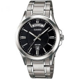 CASIO Men's Stainless Steel Analog Wrist Watch MTP-1381D-1AVDF - 40 mm - Silver - 1 miniature
