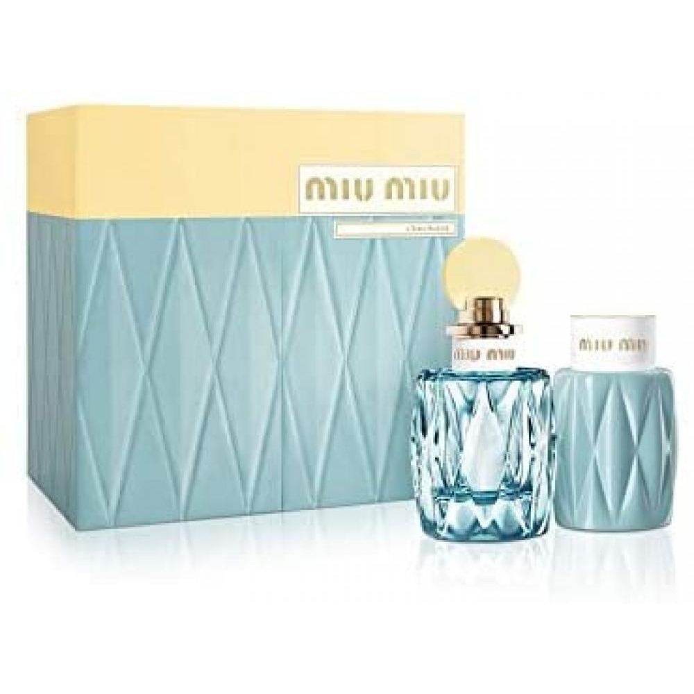 Miu Miu L,eau Bleue For Women Eau De Parfum 100 ml Set - 1