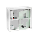 Wenko Stainless Steel Medicine Chest Blue Silver - 1 miniature