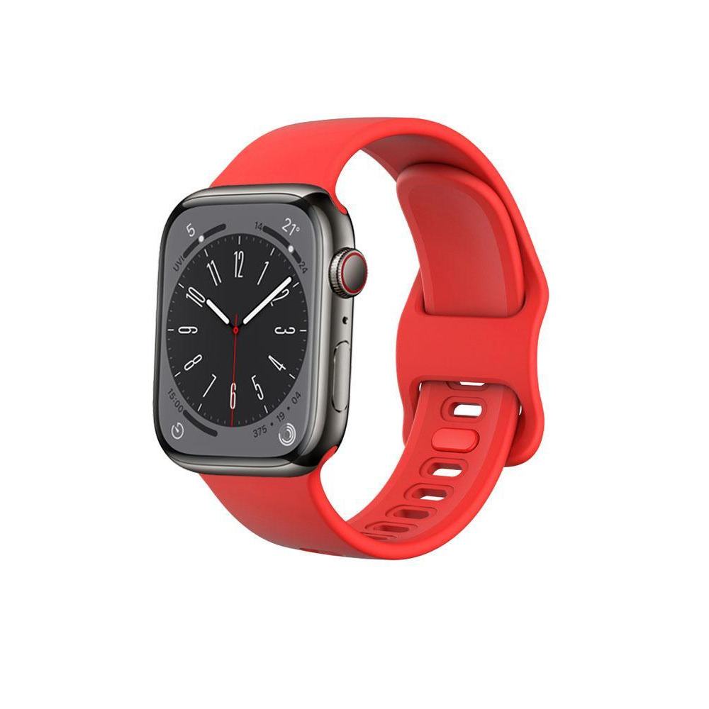 Perfii Flatpin Silicone Replacement Band For Apple Watch 49, 45, 44, 42 mm Series Ultra 8/7/6/5/4 SE - 2