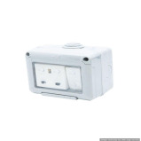 Veto Waterproof Switch & Socket 13A - 3 miniature