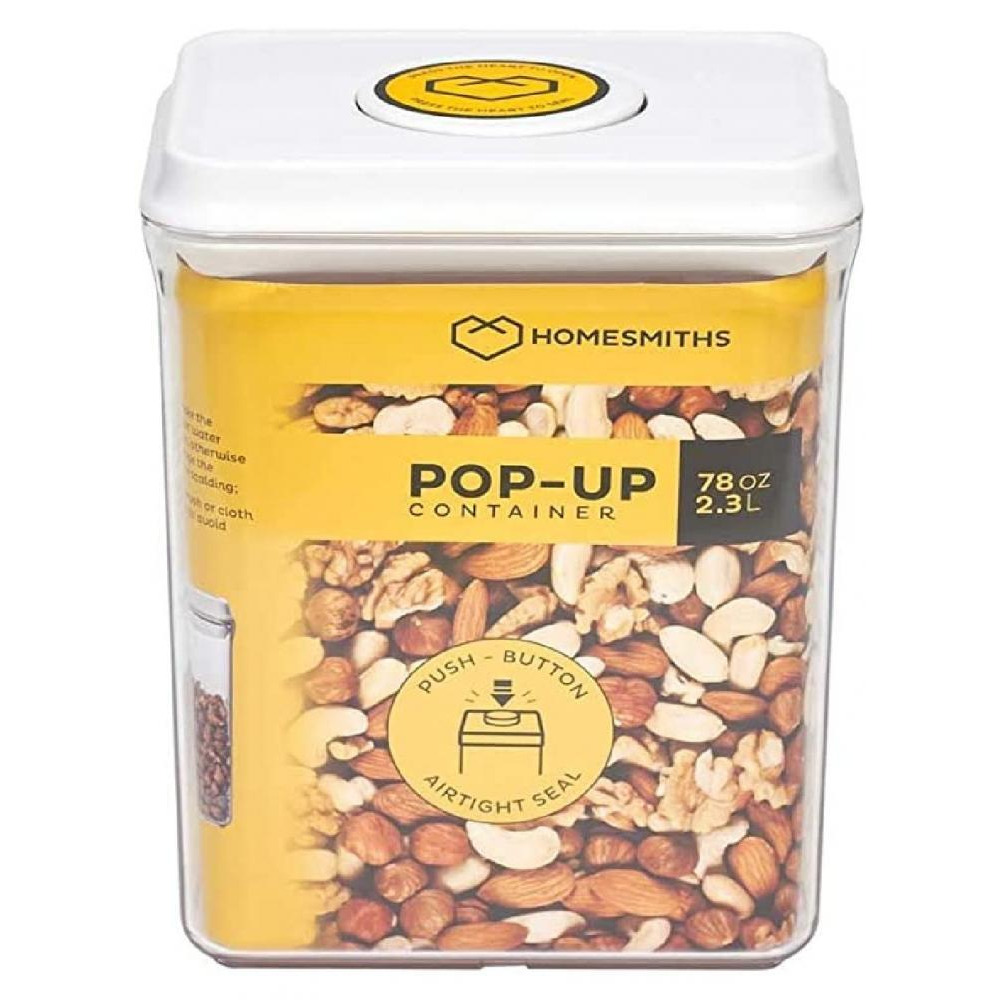 Homesmiths Pop-up 2.3 Liter Rectangle Food Container - 1