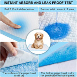 Mumoo Bear Pet Training Pads - Super Absorbent Puppy Anti Slip Toilet Pee Mat, Leak Proof  Quick Dry for Dogs Cats Rabbits Pets (50 PACK-60 x 45CM) - 5 miniature