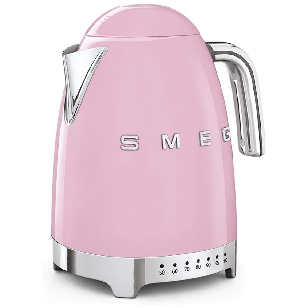 Smeg KLF04PKUK, ЧАЙНИК В Стиле РЕТРО 50-Х Годов, 7 ТЕМПЕРАТУРНЫХ РЕЖИМОВ, Емкость 1,7 Л С ИНДИКАТОРОМ УРОВНЯ Воды - 2