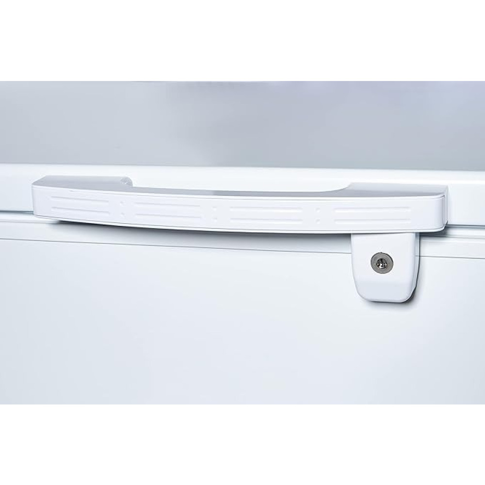 Admiral 400L Chest Freezer with White Interior, Gross capacity of 400L, Net capacity308L, Outside Condenser, Tropical Type with Lock and Key \& Lamp, - 3